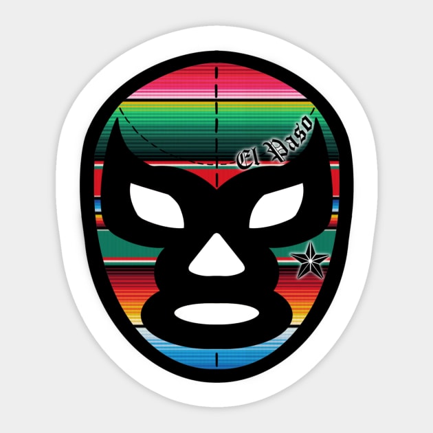 El paso lucha Sticker by Sewer Vault Toys